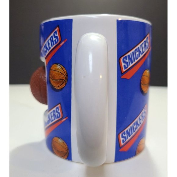 Snickers Candy Bar Coffee Mug With Rotating Basketball CUP BY GALERIE 4" , 12 OZ - Picture 3 of 7